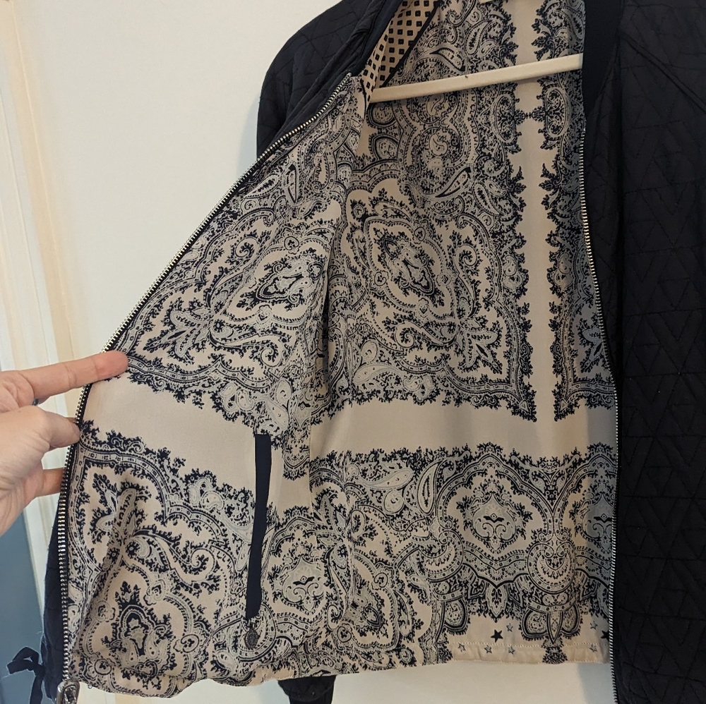 Quilted Bomber Jacket, Reversible - image 4